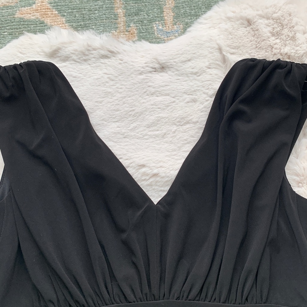 Jessica Howard Evening Black Sleeveless Dress- Size 6 - Picture 7 of 14